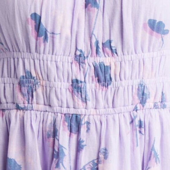 B.P. (sold at Nordstrom's) Shirred Puff Sleeve Cotton Prairie Dress - Small - Picture 6 of 6